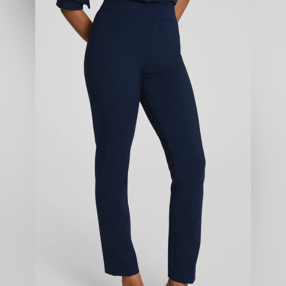 SPANX Women's Straight Leg Navy Pants